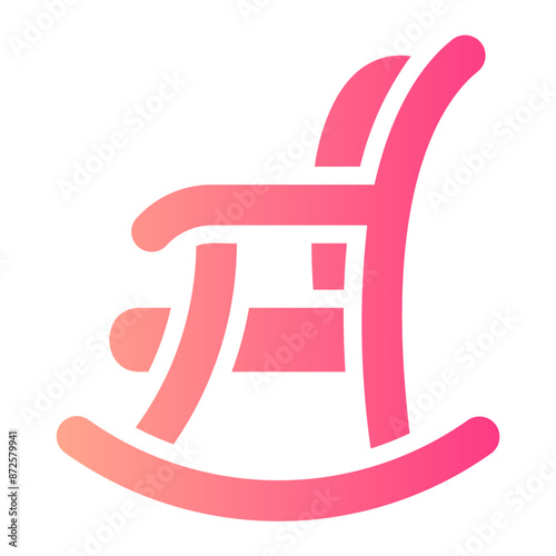rocking chair Gradient icon