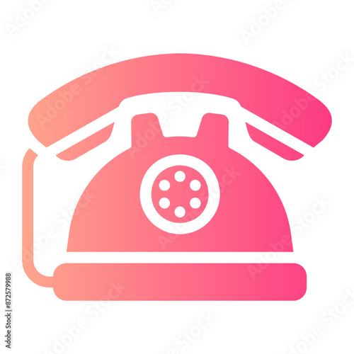 telephone Gradient icon