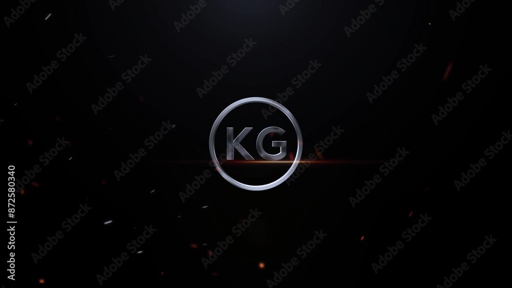 Typography KG 3D Letter Logo Animation, Cinematic Kg gk Logo Videos For You