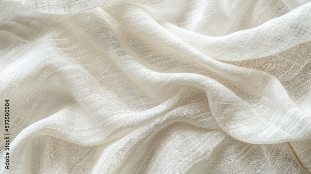 Subtle white cotton texture with a fine weave Subtle white cotton texture with a fine weave
