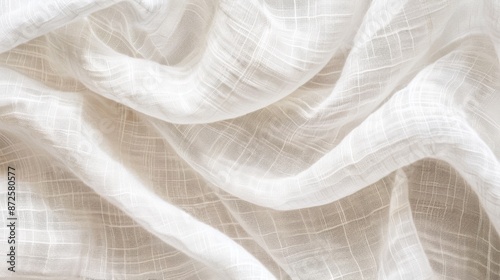 Subtle white cotton texture with a fine weave