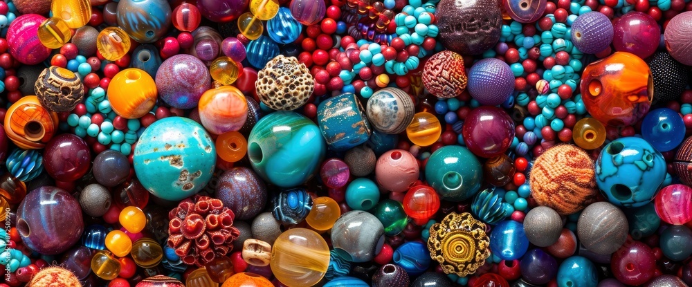 A Collection Of Beads, Colorful And Vibrant,High Resolution, Ultra HD A Collection Of Beads, Colorful And Vibrant,High Resolution, Ultra HD