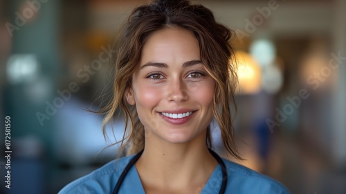 Portrait of nurse in hospital