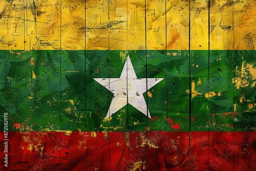 myanmar flag