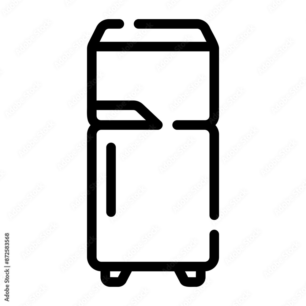 refrigerator Line Icon refrigerator Line Icon