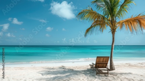 Tropical Caribbean beach resort.  © kimly