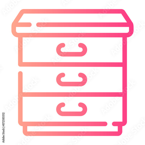 drawer Line Gradient Icon