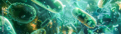 A futuristic interpretation of Bifidobacterium in a scifi setting