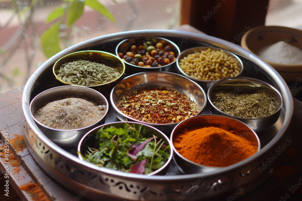 some spices in a bowl some spices in a bowl