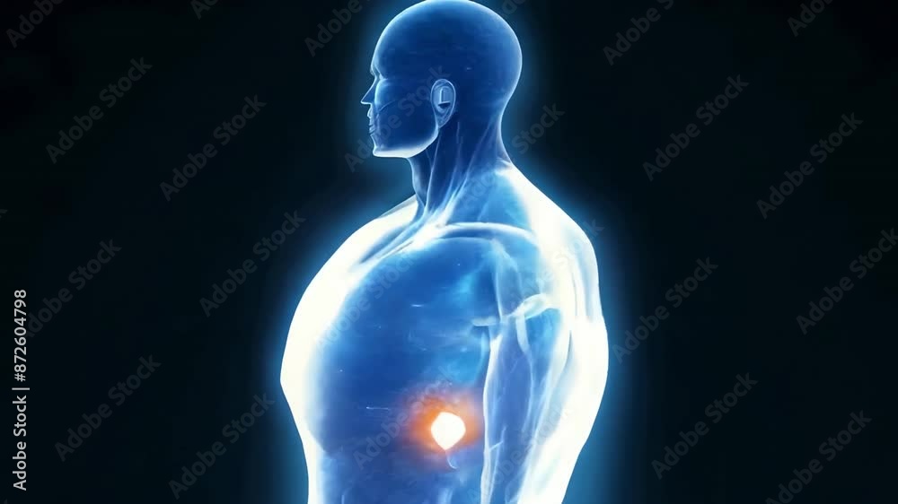 3D image of the human body in ultra-high resolution. Video generative AI 3D image of the human body in ultra-high resolution. Video generative AI