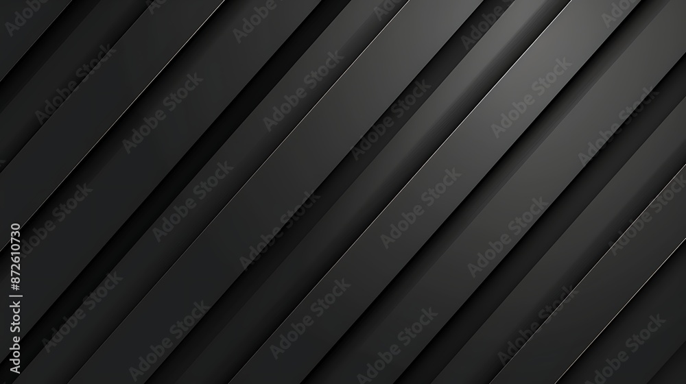 Obraz premium Black striped vector plain background, plain illustration, minimalistic, sleek, design