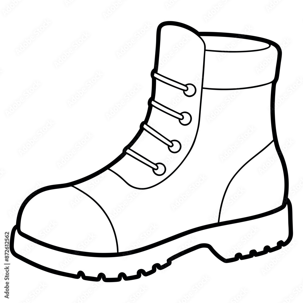 a white background, realistic snow boots a white background, realistic snow boots