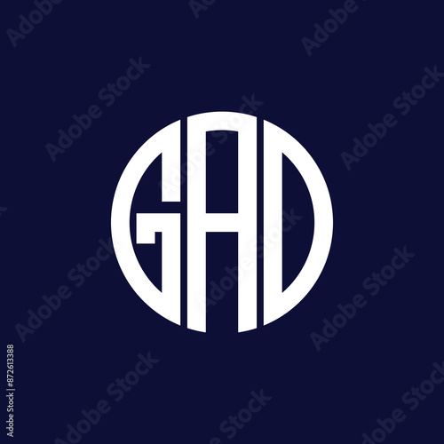 gad circle logo design