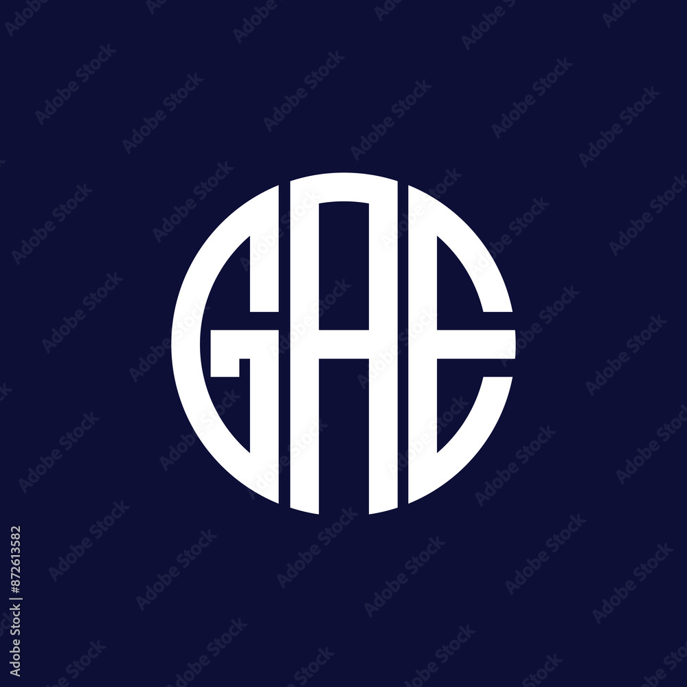 Obraz premium gae circle logo design