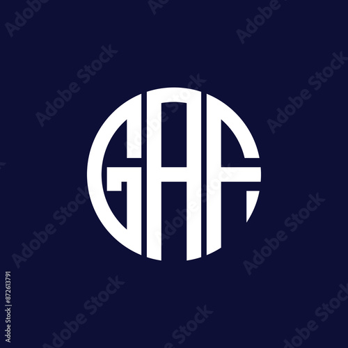 gaf circle logo design