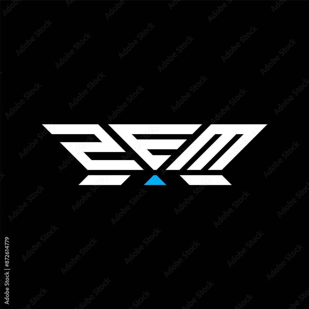 ZEM letter logo vector design, ZEM simple and modern logo. ZEM luxurious alphabet design