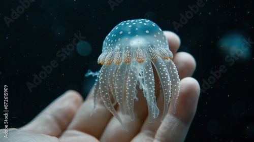 thimble jellyfish  photo