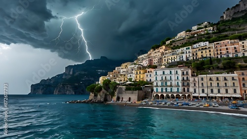 Stormy Skies Over the Amalfi Coast