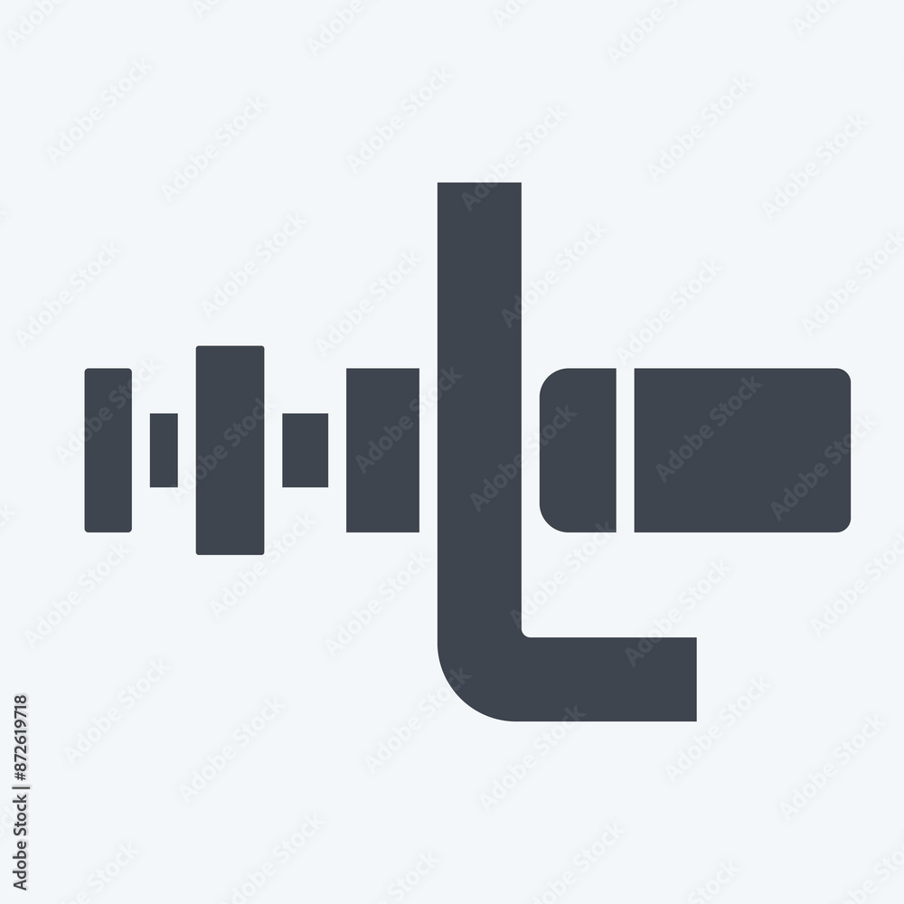 Icon Water Pump. related to Car Maintenance symbol. glyph style. simple illustration Icon Water Pump. related to Car Maintenance symbol. glyph style. simple illustration