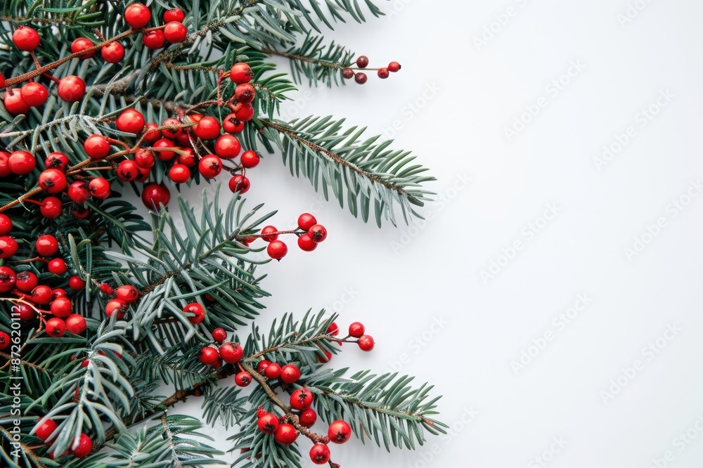 christmas background with christmas branches and decorations christmas background with christmas branches and decorations