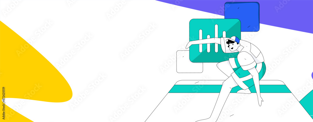 Credit card bill character flat vector concept operation hand drawn illustration
Credit card bill character flat vector concept operation hand drawn illustration