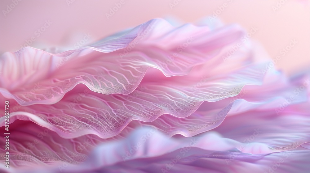Minimalist X-ray close-up of translucent lilac petals, soft lavender backdrop, gentle lighting to highlight the flower's delicate fragrance and pastel hues. Minimalist X-ray close-up of translucent lilac petals, soft lavender backdrop, gentle lighting to highlight the flower's delicate fragrance and pastel hues.