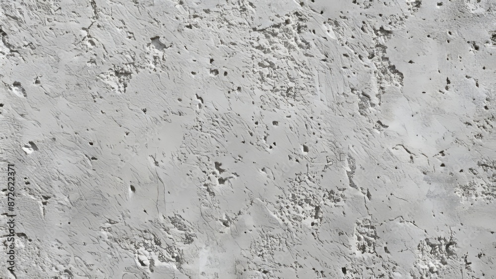 High-resolution, top-view image of a uniform, light-gray, rough, matte, porous, and rough-hewn concrete surface with subtle texture variations. High-resolution, top-view image of a uniform, light-gray, rough, matte, porous, and rough-hewn concrete surface with subtle texture variations.