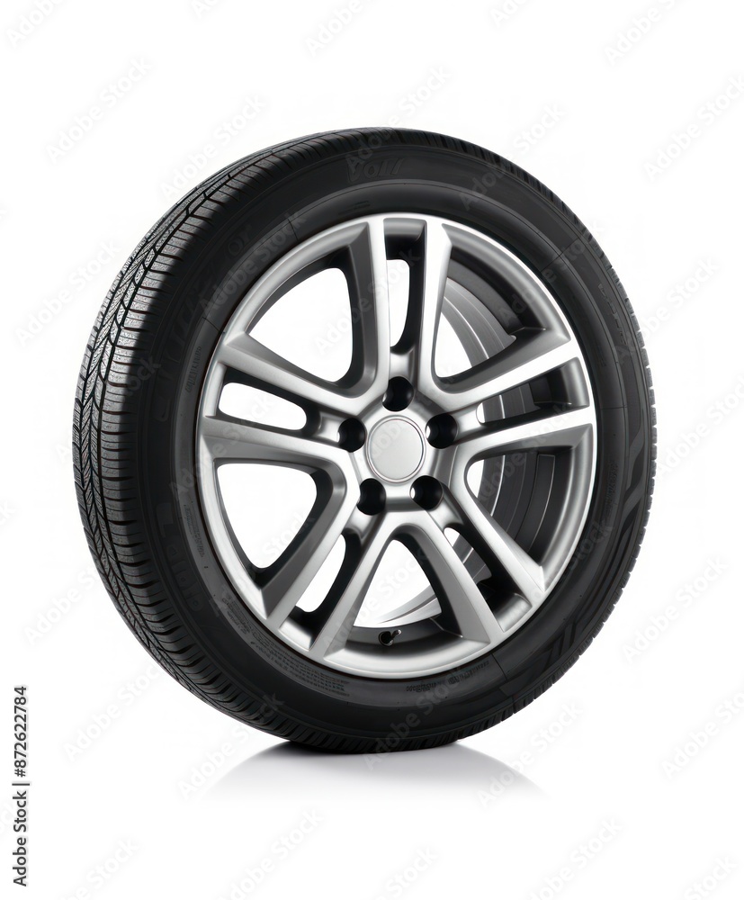 Modern Car Tire and Alloy Wheel Modern Car Tire and Alloy Wheel