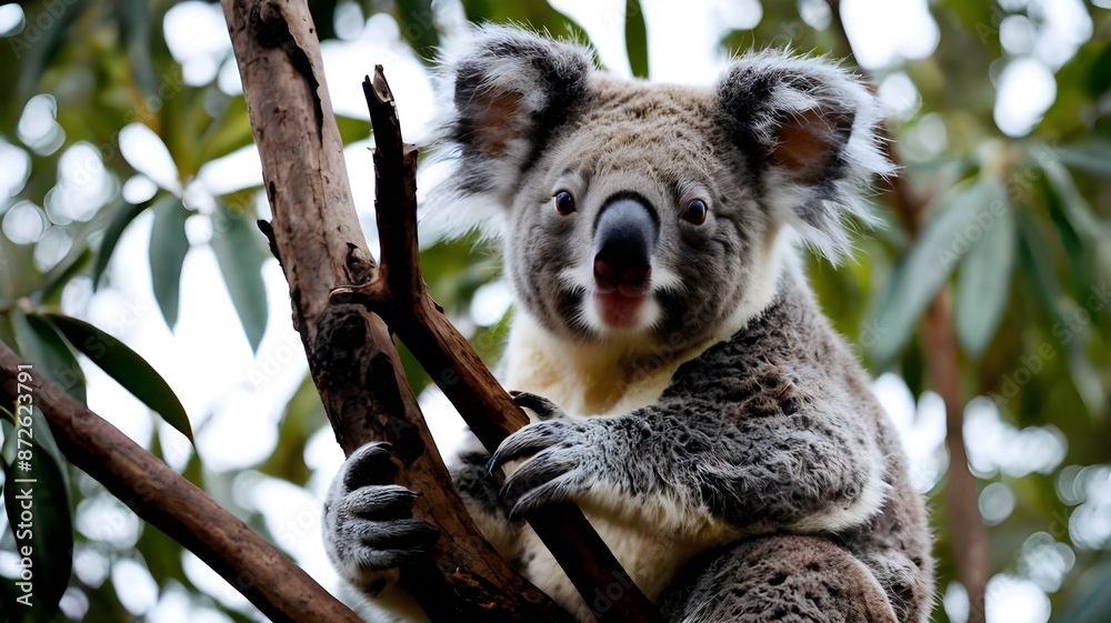 Fototapeta premium koala in tree