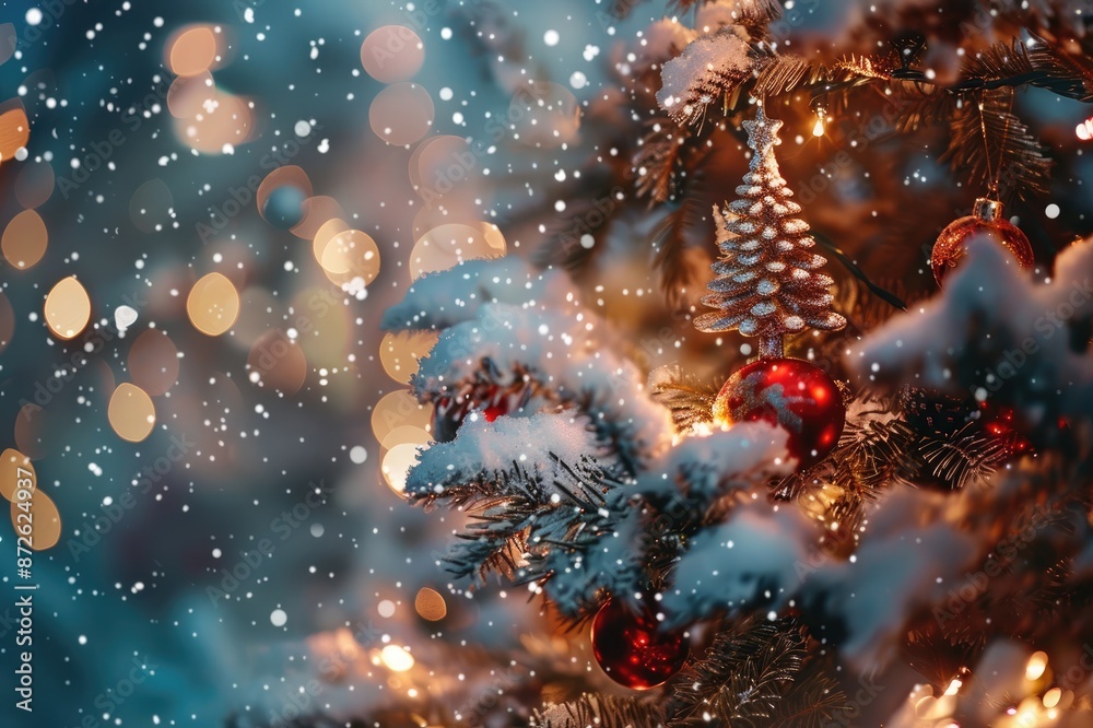 abstract christmas background with snowflakes abstract christmas background with snowflakes