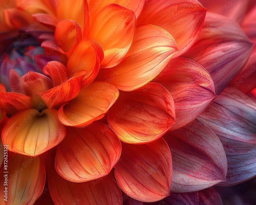 An abstract close-up of vibrant feathers, perfect for nature and artistic themes, with plenty of space for text.