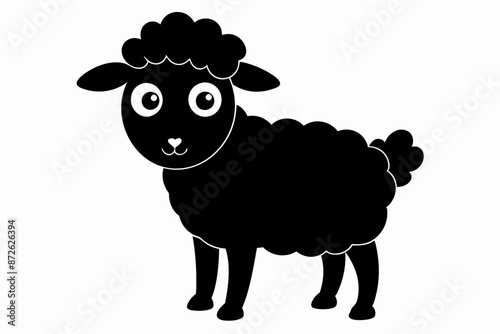 illustration of sheep, sheep vector illustration, sheep silhouette, animal silhouette isolated vector Illustration, png, Funny cute otter, Jumping cartoon Pats