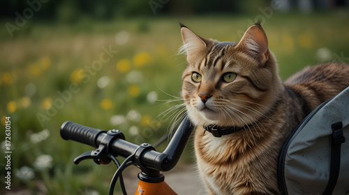 cat in the grass