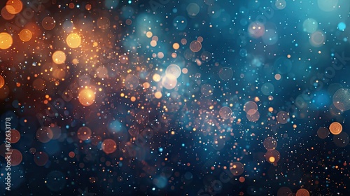 Abstract bokeh background with sparkling lights