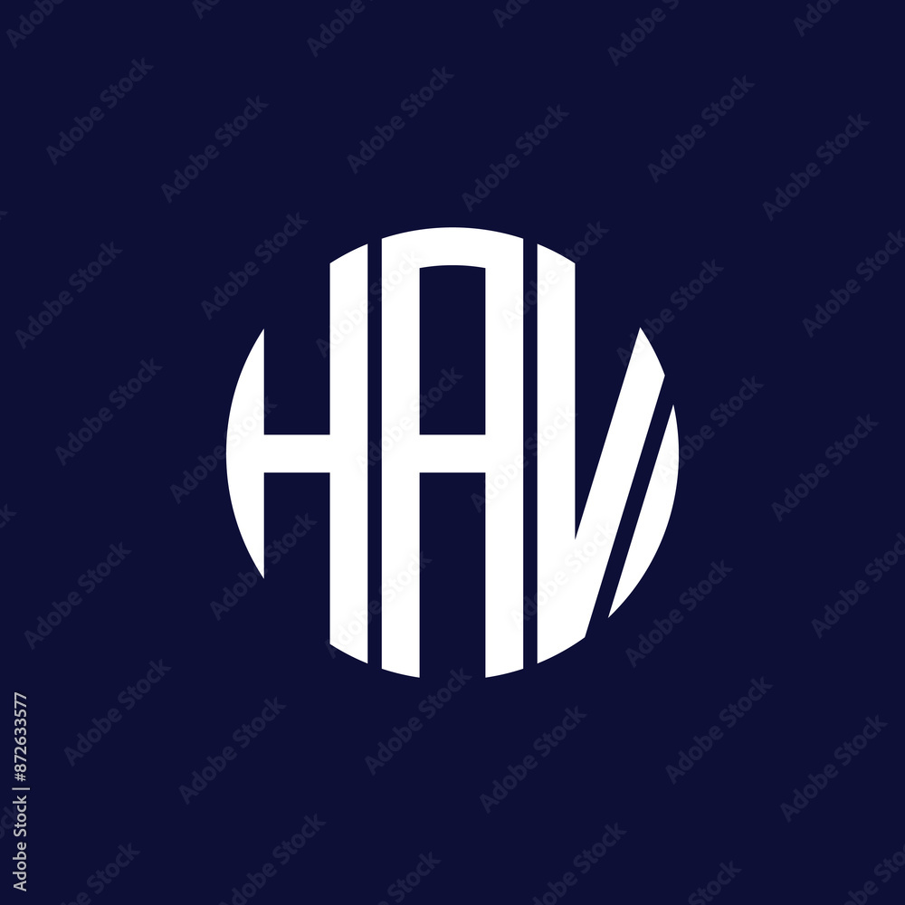Obraz premium hav circle logo design