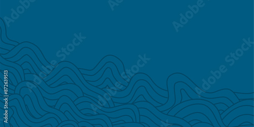 abstract Ocean Waves background. wave ocean background. abstract sea ripple, doodle wavy line background. sea and ocean ripple water background.	
