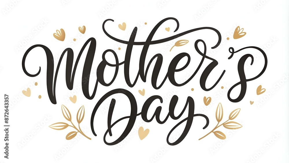 Mother's day banner, greeting card, vector, Mothers day poster, Happy Mothers day modern calligraphy, writing, logo, font, card typo, printable design for flyers, mugs typo or social media posts