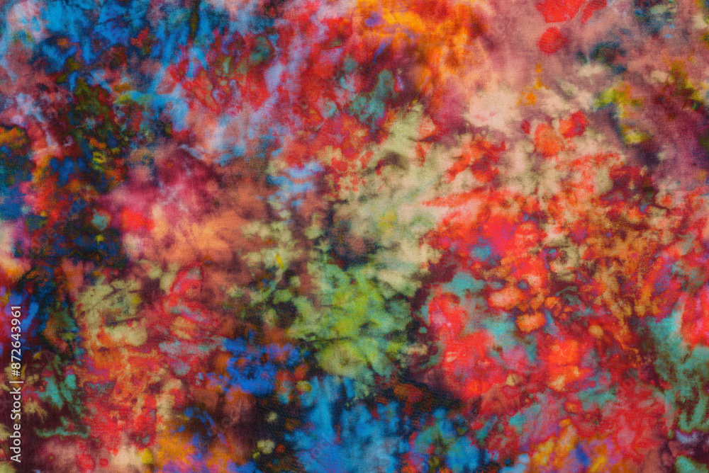 tie dye pattern fabric texture background. tie dye pattern fabric texture background.