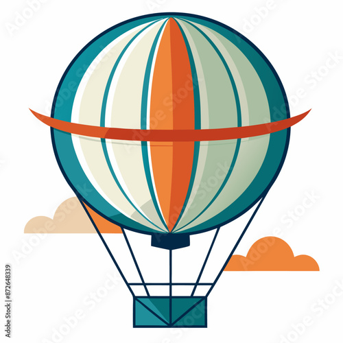 aerostat clipart cartoon Illustration drawing