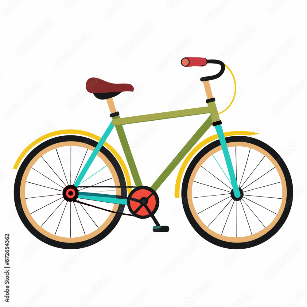© Shapla - bicycle clipart cartoon Illustration drawing © Shapla - bicycle clipart cartoon Illustration drawing