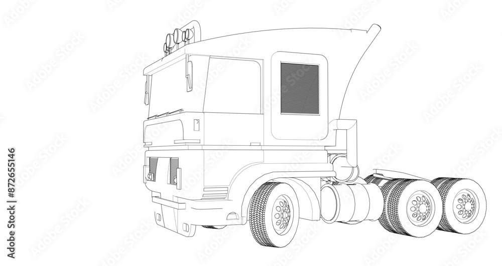 truck sketch concept 3d rendering truck sketch concept 3d rendering