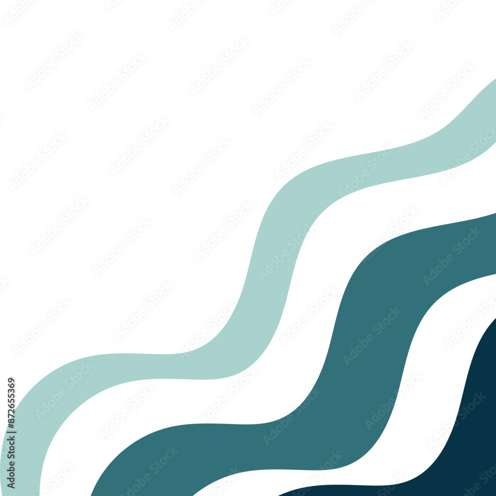 Abstract Wavy Corner Abstract Wavy Corner