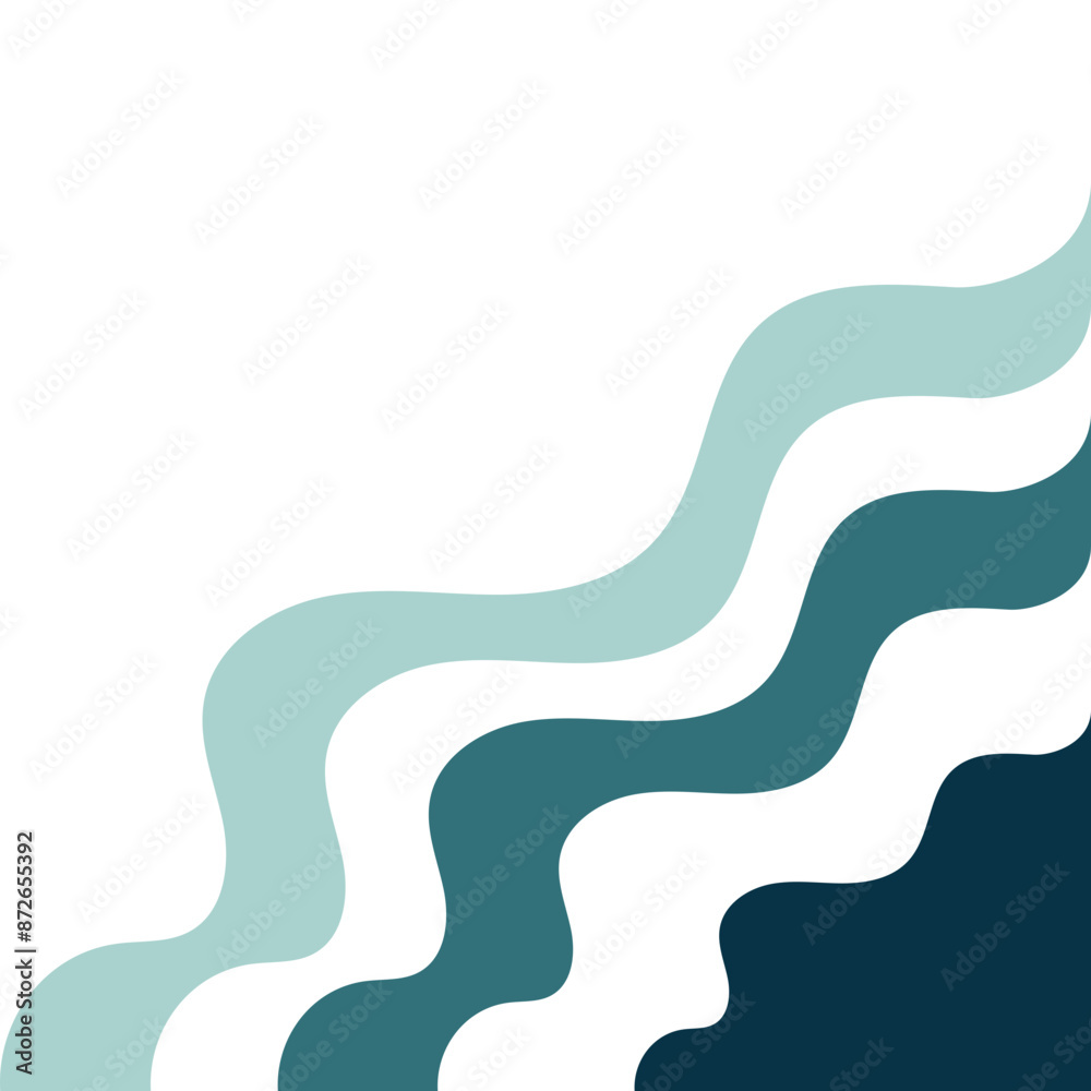 Abstract Wavy Corner Abstract Wavy Corner
