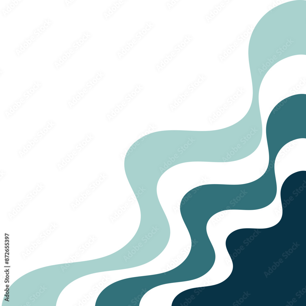 Abstract Wavy Corner Abstract Wavy Corner