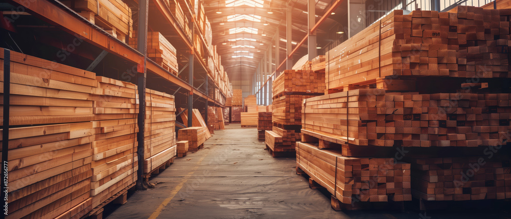 custom made wallpaper toronto digitalStack of lumber in warehouse, lumber for construction