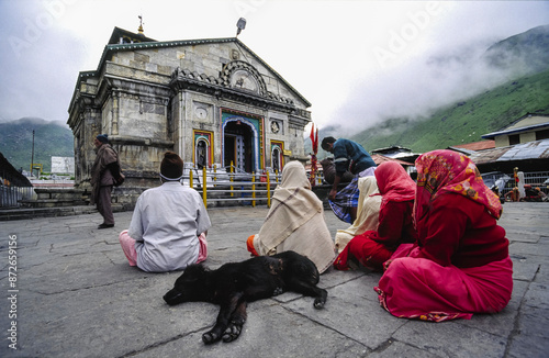 Kedarnath Temple, Himalaya Garhwal, Uttarakhand, Uttar Pradesh, India. photo