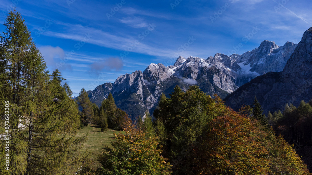 julian alps from Vršič road,. Slovenia, Central Europe, julian alps from Vršič road,. Slovenia, Central Europe,