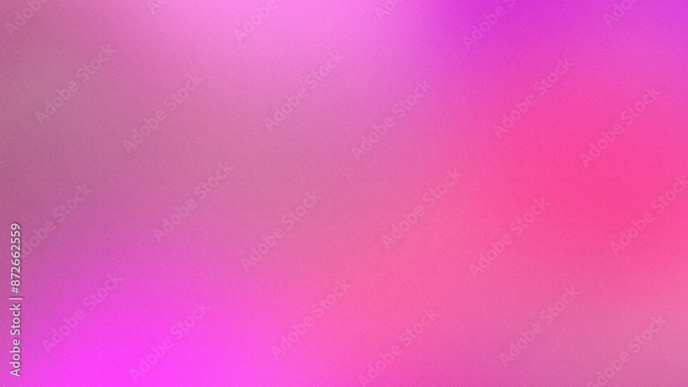 Abstract background Flat style. Freeform violet purple pink magenta gradient color background with defocused blur and noise effects. Light and dark magenta colors copy space 