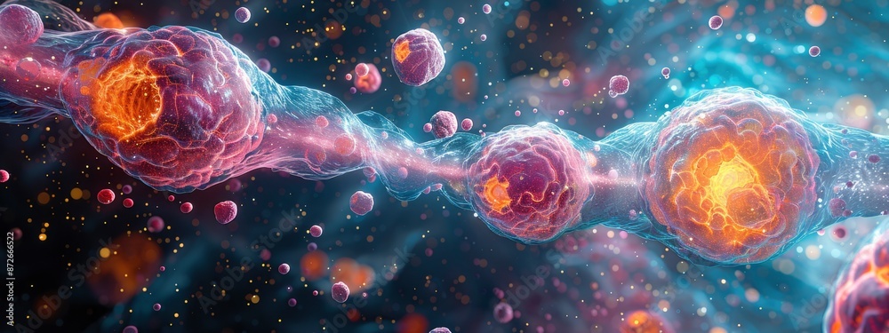 close up view of bacteria colonies under the microscope. world invisible to naked eye. Medicine in detail concept. banner close up view of bacteria colonies under the microscope. world invisible to naked eye. Medicine in detail concept. banner