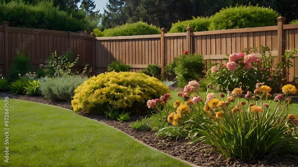 Obraz premium garden with flowers